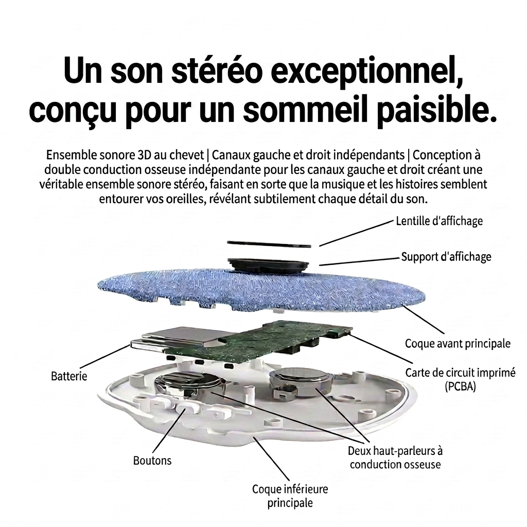 SomWave - Haut-parleur sous l'oreiller, pour mieux dormir.